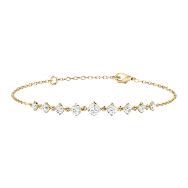 Starlight Graduated Chain Bracelet