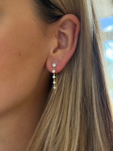 Starlight Graduated Dangle Earrings