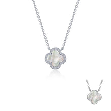 Load image into Gallery viewer, Mother of Pearl Clover Necklace