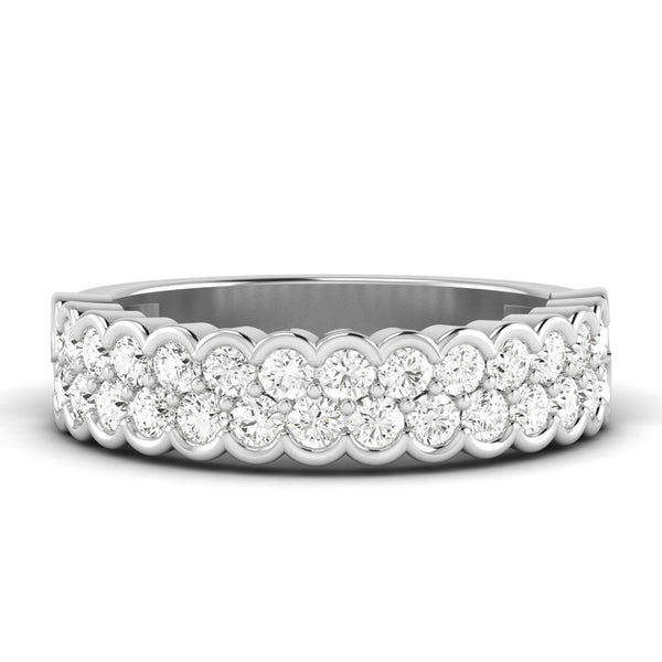 Two Row Scalloped Band