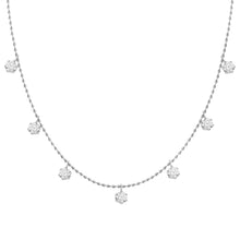 Load image into Gallery viewer, 7 Diamonds Drop Necklace

