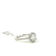 Load image into Gallery viewer, Round Halo Diamond Engagement Ring