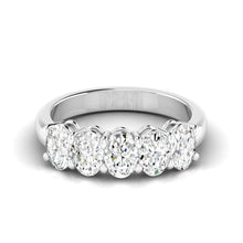 Load image into Gallery viewer, Five Stone Oval Band
