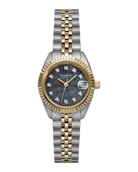 Dark Mother of Pearl Crawford Watch