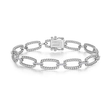 Load image into Gallery viewer, Rectangle Shape Cable Link Bracelet
