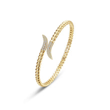 Load image into Gallery viewer, Fluted Bypass Wrap Bangle
