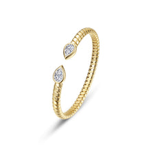 Load image into Gallery viewer, Bezel Teardrop Cuff
