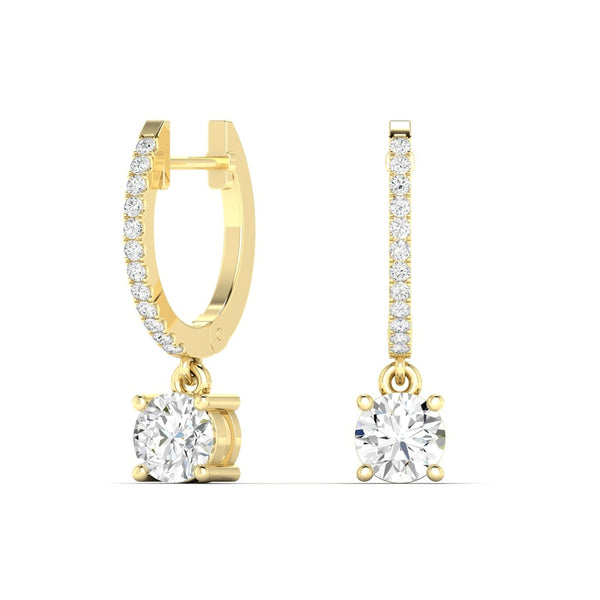 Round Droplet Hoops