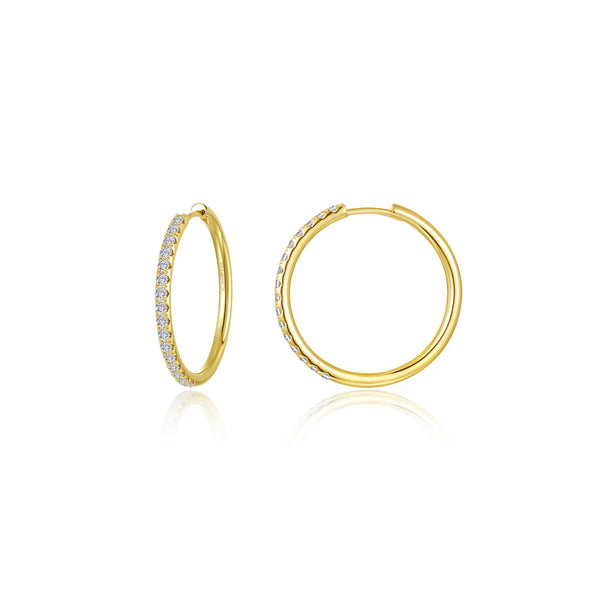 Large Alina Round Hoops