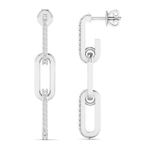 Load image into Gallery viewer, Paperclip Drop Earrings
