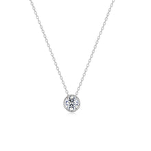 Load image into Gallery viewer, Blossom Cradle Solitaire Necklace
