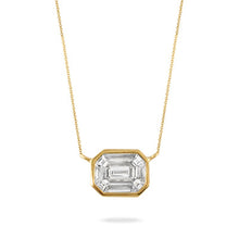 Load image into Gallery viewer, MONDRIAN 18K YELLOW GOLD INVISIBLE SET DIAMOND NECKLACE
