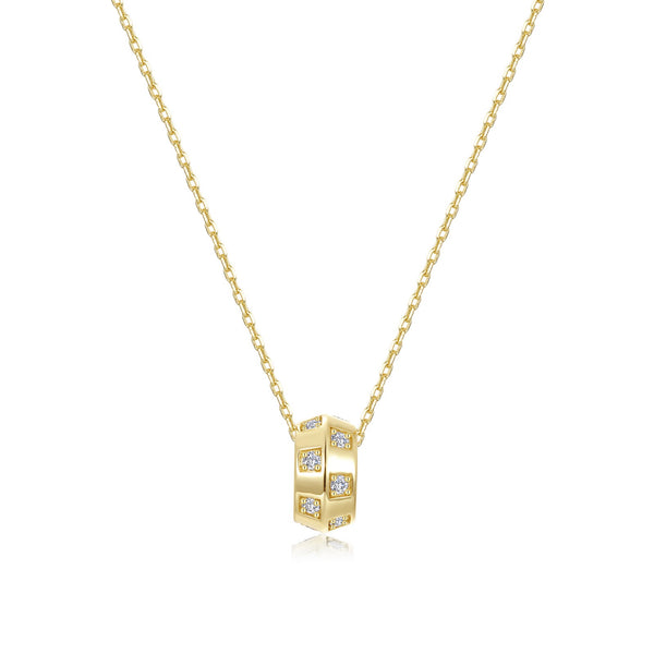 Barrel Beat Pendant Necklace
