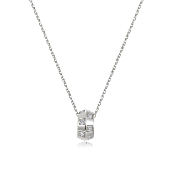 Barrel Beat Pendant Necklace
