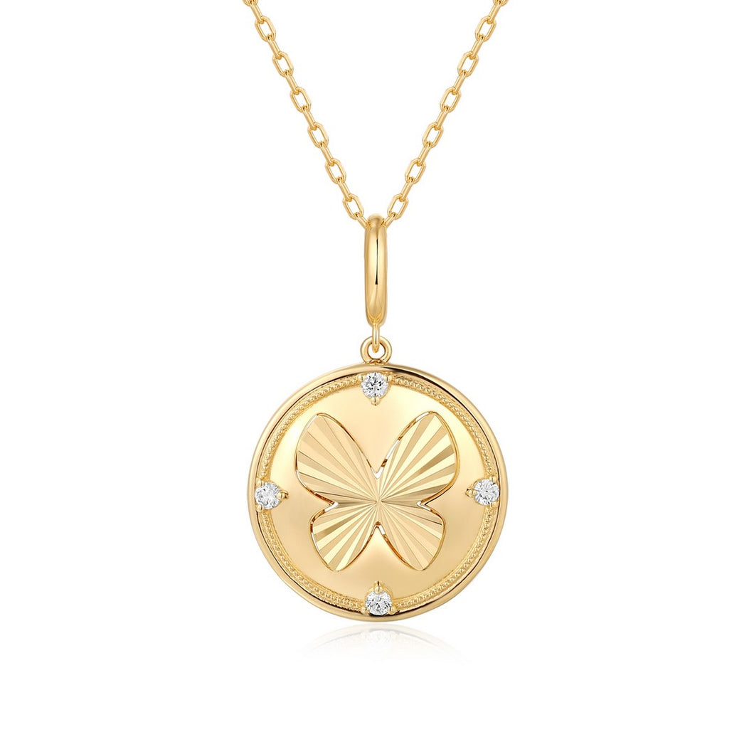 Butterfly Disc Charm