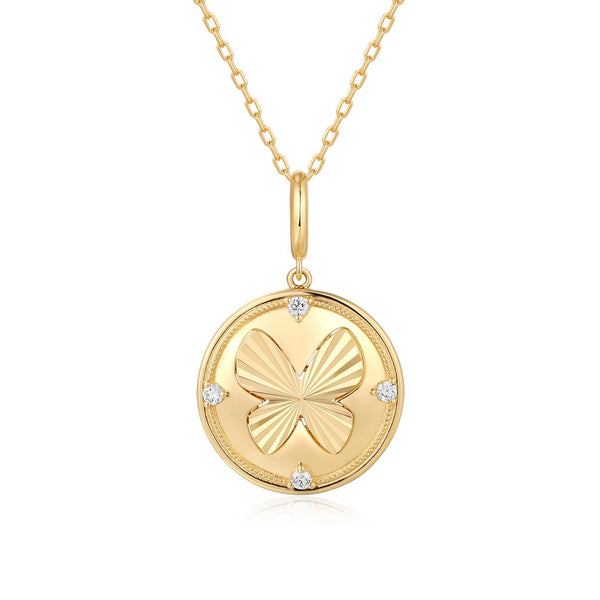 Butterfly Disc Charm