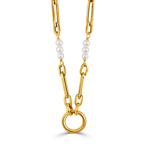Paperclip Pearl Chain
