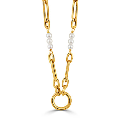 Paperclip Pearl Chain