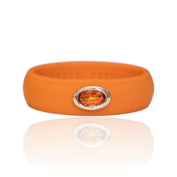 Casual Carats® Orange Oval Sapphire Collection