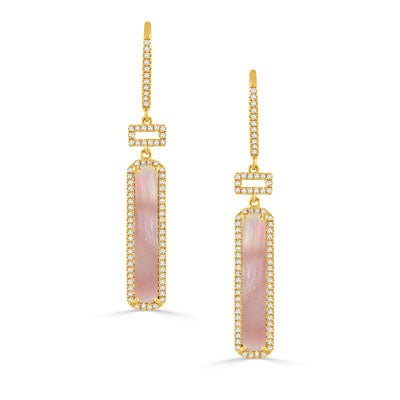 White Orchid Earrings
