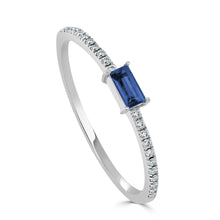 Load image into Gallery viewer, Baguette Birthstone Ring

