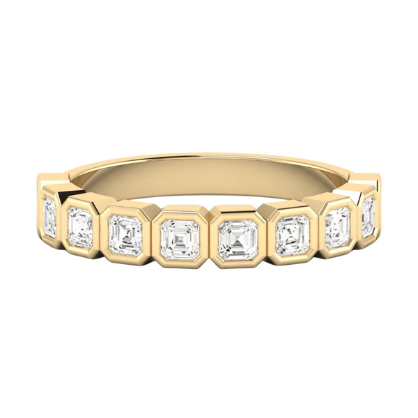 Asscher Bezel Band