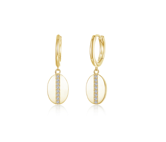 Cowrie Shell Dangle Earrings