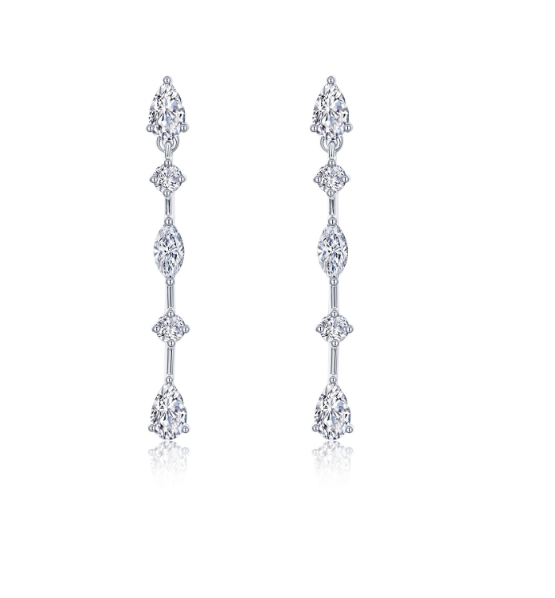 Exquisite Linear Drop Earrings
