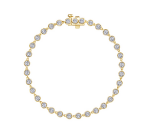 Bezel Strand Bracelet