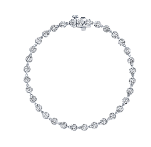 Bezel Strand Bracelet