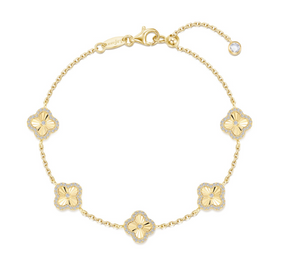 Gold Clover Bracelet