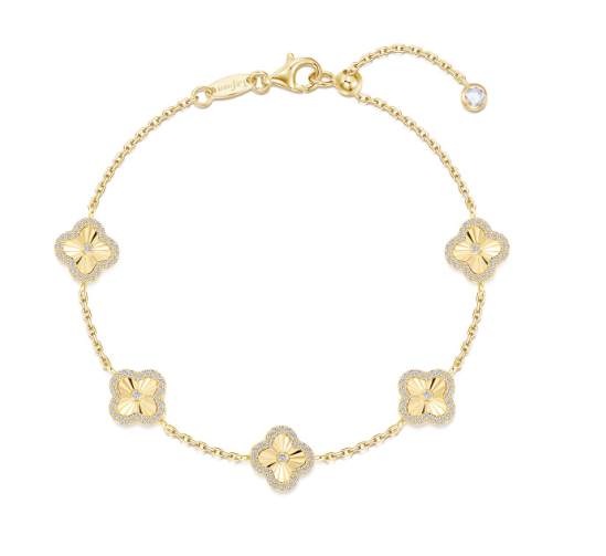 Gold Clover Bracelet