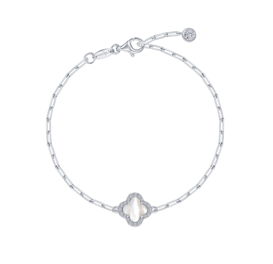 Mother of Pearl Clover Bracelet