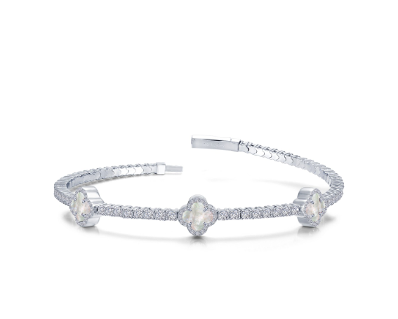 Mother of Pearl 3 Clover Bracelet