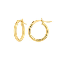 Load image into Gallery viewer, 2mm x 15mm Polished Hoop Earrings
