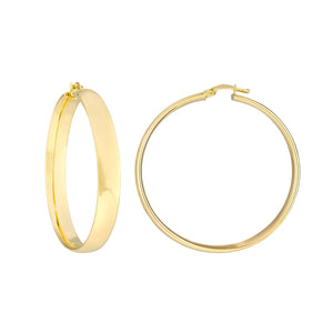 40MM Round Polished Hoop