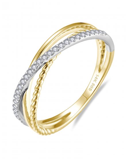 Criss Cross Diamond Band