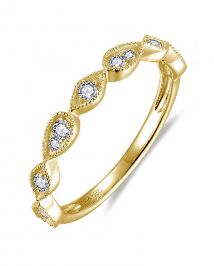 Marquise Style Diamond Band