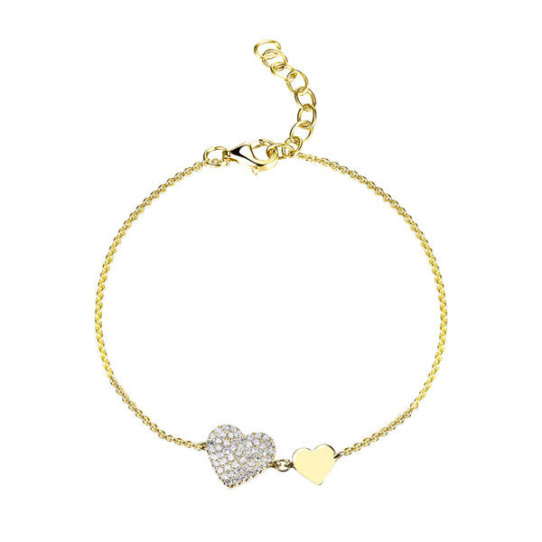 Two Heart Bracelet