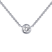 Load image into Gallery viewer, Single Stone Bezel Necklace
