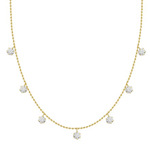 Load image into Gallery viewer, 7 Diamonds Drop Necklace
