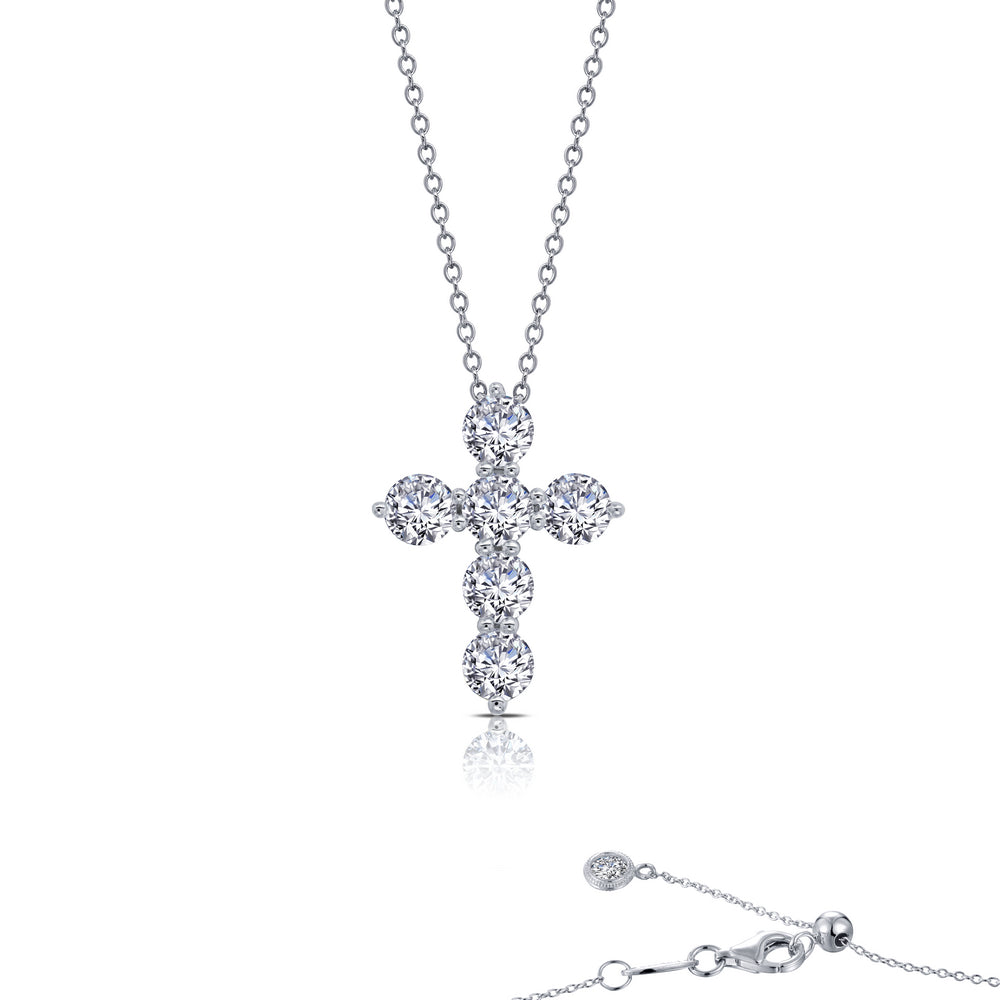 1.02 ct tw Cross Pendant Necklace