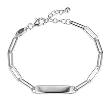 Load image into Gallery viewer, Polished 5mm Paperclip Bracelet
