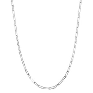 3mm 24" Paperclip Necklace