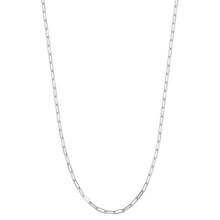 Load image into Gallery viewer, 3mm 24&quot; Paperclip Necklace

