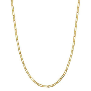 3mm 17" Paperclip Necklace