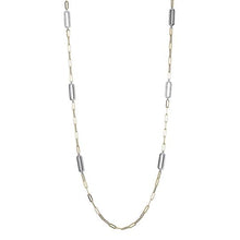 Load image into Gallery viewer, Crystal Link 3mm 36&quot; Paperclip Necklace
