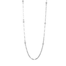 Load image into Gallery viewer, Rondel 3mm 36&quot; Paperclip Necklace
