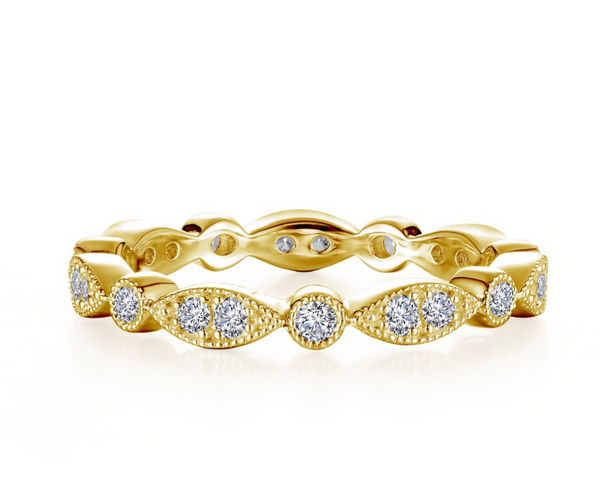 Marquise & Round Eternity Band