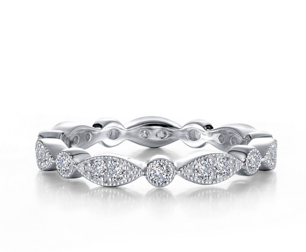 Marquise & Round Eternity Band